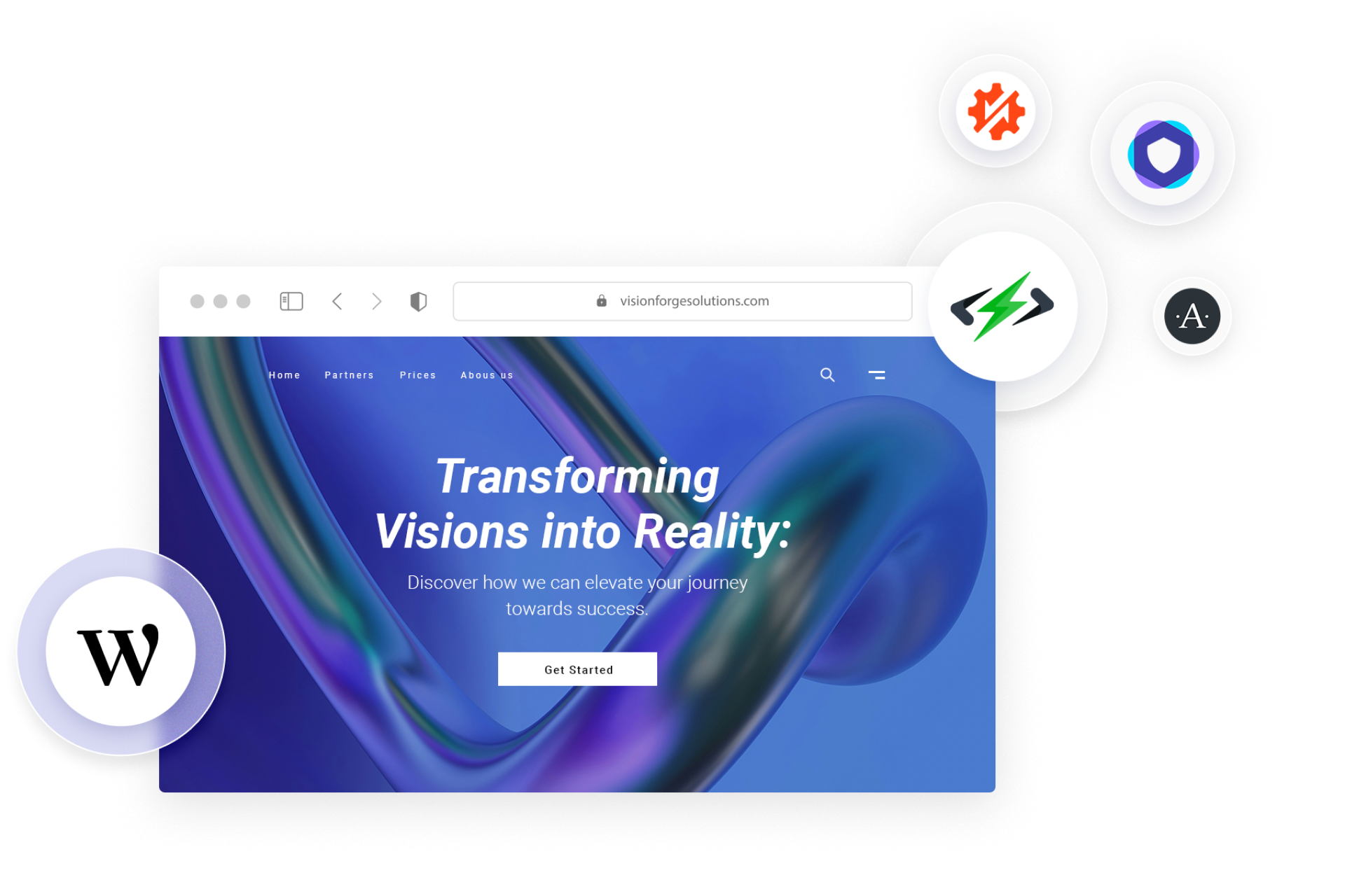 Header image for the 10Web's WordPress plugin repository